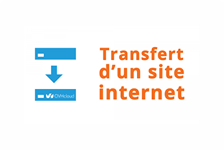 Transfert d'un site internet